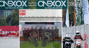 Read more about the article ONEXOX TKKR Racing Team di Akhbar Berita Harian