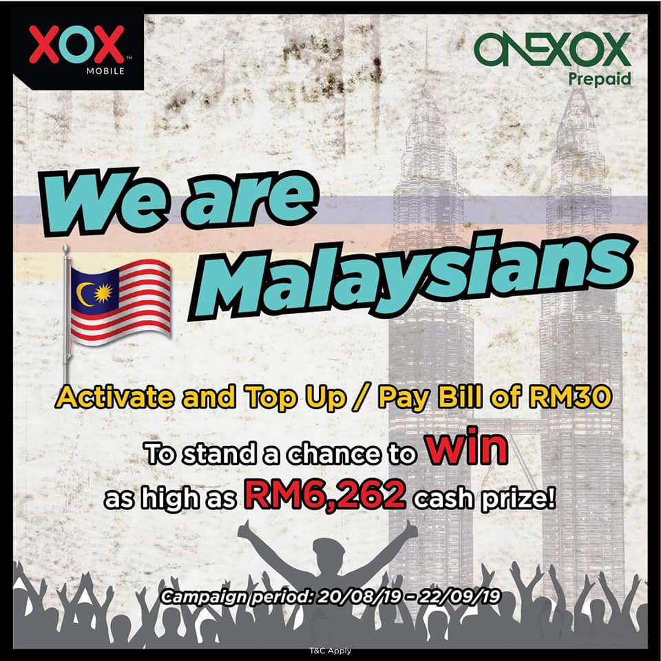 we are malaysians campaign poster win up to rm6,262